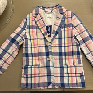 Colorful Plaid Kids Blazer